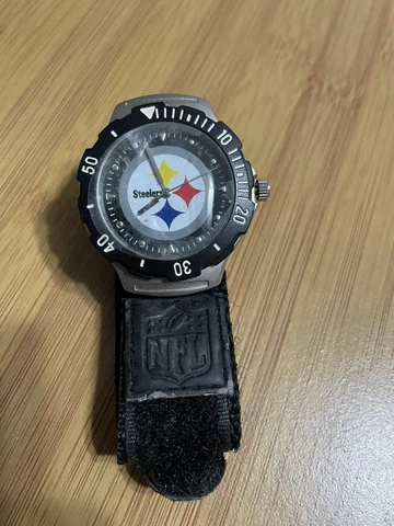 NEW Game Time Agent Series Quartz Analog NFL Pittsburgh Steelers Men's Watch!! Cover