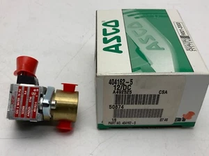 NEW ASCO RED HAT 404162-5 12/DC GAS & WATER VALVE 322088 - Picture 1 of 1