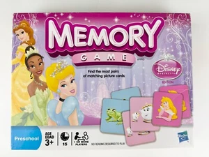 Memory Matching Game Disney Princess Edition By Hasbro Good Fun - Picture 1 of 7