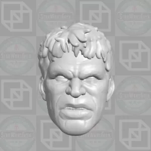 Red Hulk Harrison Ford Custom Head für Marvel Legends & andere Actionfiguren - Bild 1 von 1