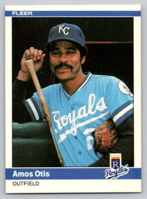 1984 Fleer #351 Amos Otis - Image 1 of 2