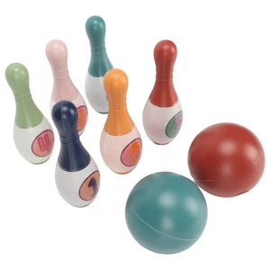 Bowling-Set Für 6 Pins 2 Bälle Farberkennung Digitales Bowling-Spielzeug EM9 - Bild 1 von 24