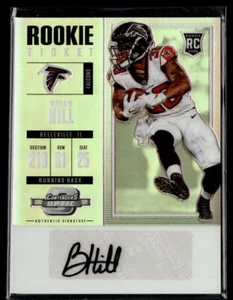 2017 CONTENDERS OPTIC ROOKIE TICKET SILVER AUTO BRIAN HILL FALCONS - Picture 1 of 1