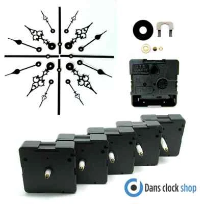 UTS Quartz German Euroshaft Movement Mechanism Motor With Black Metal Hands - Image 1 of 4