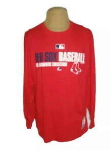 Boston Red Sox Long Sleeve T-Shirt Men's XL Red Majestic - Picture 1 of 5