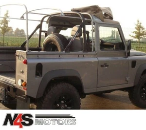LR DEFENDER 90 200TDI SOFT TOP 1990  TO 1993 SAFETY DEVICE ROLL HOOP. RBL1224SNS - Picture 1 of 1