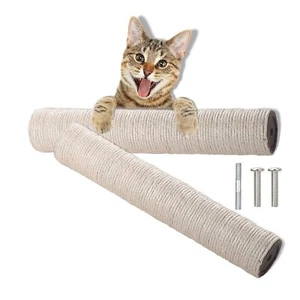2PCS Cat Scratching Post Refill M8 Screw Sisal Pole Replacement Extension Set - Picture 1 of 3