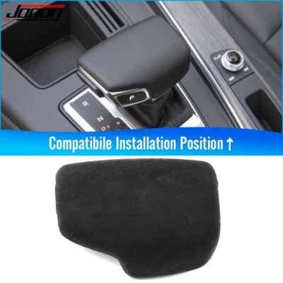 Borde de perilla de cambio de marchas Alcantara para Audi A4 S4 RS4 A5 S5 RS5 B9 Q5 SQ5 FY Q7 4M Foto 1 de 4