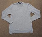NEXT GREY KNITTED JUMPER Crew Neck Warm Smart Sweater Pullover Mens Size Large