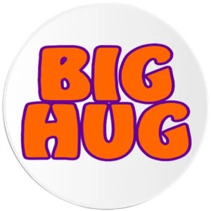 Big Hug - 25 Pack Circle Stickers 3 Inch - Picture 1 of 1