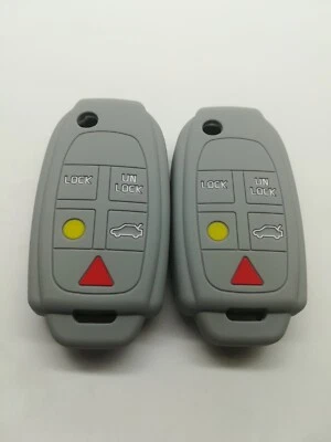 2*Fob Remote Key Cover for 2004-2009 Volvo S60 S80 V70 XC70 2004-2015 Volvo XC90 — 第 1/4 张图片