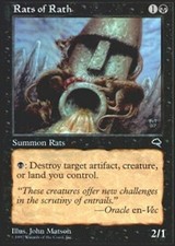 Rats of Rath X4 (Tempest) MTG (LP) *CCGHouse* Magic