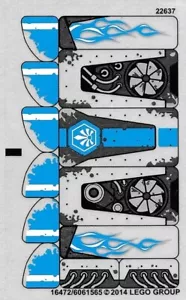 LEGO 70129 New Legends of Chima Sticker Sheet Only 100% Original Set Decals - Picture 1 of 2