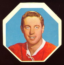 1961-62 YORK PEANUT BUTTER YELLOW #10 JEAN BELIVEAU EX+ MONTREAL CANADIENS