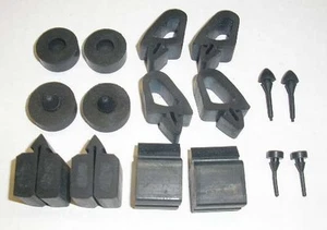 1964 Chevy Chevelle 2 Door Hardtop Or Convertible Body Rubber Bumper Kit - Picture 1 of 1