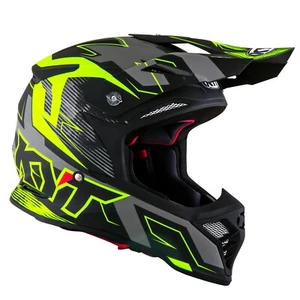 CASCO KYT SKY HAWK EXCAGGER NEGRO MATE/AMARILLO MX - KY/SH-DI-BLK/YEL - Imagen 1 de 6