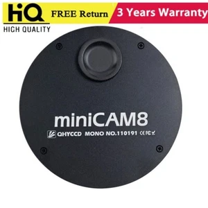 QHYCCD Black MiniCAM8M IMX585 CMOS Portable Astronomical Planetary Mono Camera - Picture 1 of 2