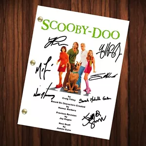 Scooby Doo Movie Script Autographed Signed Script Reprint Scooby Doo The Movie - Picture 1 of 1