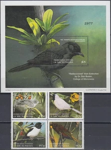Micronesia Block & S/S Birds 1998 MNH-17 Euro - Picture 1 of 1