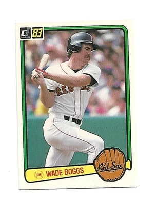 1983 Donruss - Wade Boggs #586 (RC) EX or Better - Image 1 of 2