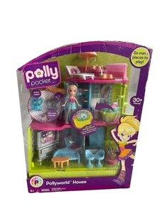 Pollyworld House Polly Pocket casa delle bambole nuova con scatola 2009 - Foto 1 di 5
