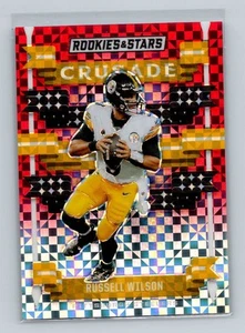 Russell Wilson 2024 Panini Rookies & Stars Crusade Red Plaid #C-RWN Steelers - Bild 1 von 2