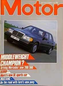 MOTOR MAGAZINE 15-DEC-84 - Bitter SC/4, Rover SD1 3500 VDP EFi, Mercedes W124 - Picture 1 of 15