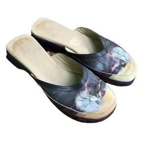 Icon Vintage Women’s Ballet Renaissance Ballerina Painting Comfort Shoes Mules S - Bild 1 von 7