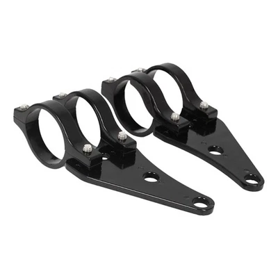 1 Pair Motorcycle Headlight Mount Bracket Fork Head Lamp Holder For 41mm Fork - Image 1 of 4