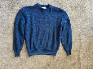 Vintage Winona Strickpullover 1OO% Baumwolle blau Größe XXL TALL - Bild 1 von 4