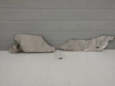 2005-2011 Cadillac STS Lower Exhaust Manifold Heat Shields OEM - Image 1 of 4