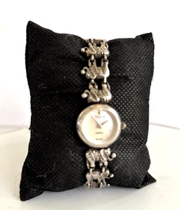 Women's SINCLAIR 925 Solid Sterling Silver Watch With Elephant Band 18MM - Picture 1 of 6