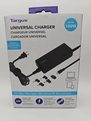 Targus Universal Charger Including all USB-C Devices - Black New, Open Box  - Image 1 of 2