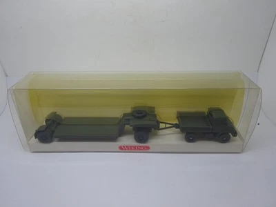 Wiking: MB Unimog 406 With Low Loader Bundeswehr No. 696 08 35 / 6960835 (GK69) - Image 1 of 2