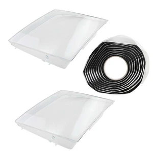 Pair Clear Headlight Lens Cover+glue For Cadillac Cts 2008-2013 Plastic - Bild 1 von 11