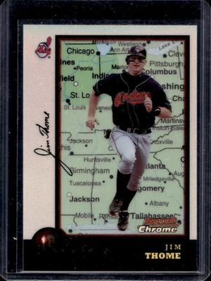 Bowman Chrome Jim Thome International Refractor #56 Indians 1998 Foto 1 de 2