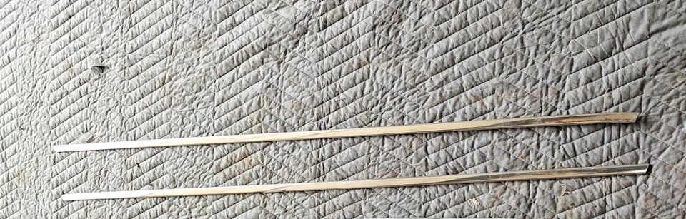 1970 1971 1972 Buick Skylark GS 455 2 dr Upper Door Peak Trim Moldings - Image 1 of 2