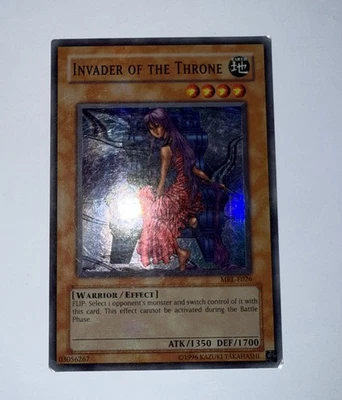 Yugioh Invader Of The Throne MRL-E026 Super Rare Unl Original Print (MP) - Image 1 of 2