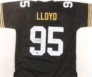 Greg Lloyd Signed Custom Jersey (Beckett)Pittsburgh Steelers - Picture 1 of 4