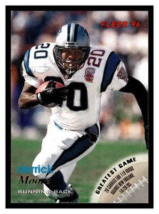 Derrick Moore #21 1996 Fleer Carolina Panthers - Picture 1 of 2