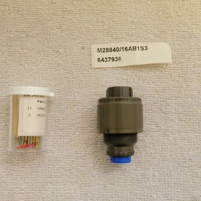 ICC M28840/16AB1S3 - Circular Connector Plug With Crimp Contacts - Image 1 of 3