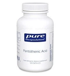 Ácido pantotênico Pure Encapsulations 120 Vegcap - Imagem 1 de 1