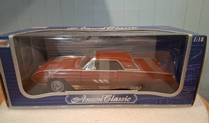 1963 Ford Thunderbird Hardtop  - 1:18 Scale  Anson Classic Series Diecast Model - Picture 1 of 7