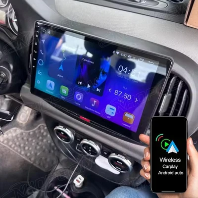 10.1" Für Fiat 500L 2012-2017 2+64GB Android 15 Apple Carplay Autoradio GPS Navi - Bild 1 von 4