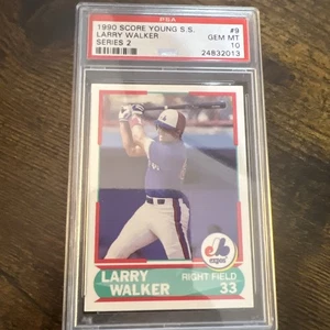 Puntuación 1990 - Young Superstars II Larry Walker #9 RC HOF PSA 10 - Imagen 1 de 2