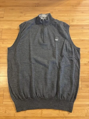 The Cliffs Keowee Peter Millar Vest Size XXL Crown Soft Wool Silk Golf - Image 1 of 4