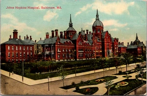 John Hopkins Hospital Baltimore MD POSTCARD 1912 Emil Sitz tonsillectomy - Picture 1 of 2