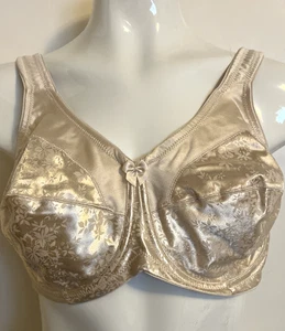 Lilyette BH 40D Bügel Nude Satin Jacquard Verstellbar 4 Haken 3 Reihen 908 - Bild 1 von 4