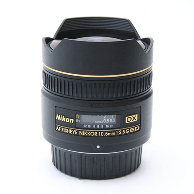 Nikon AF DX Fisheye-NIKKOR 10.5mm F/2.8G ED (APS-C / F mount) -Near Mint- #50 - Image 1 of 4