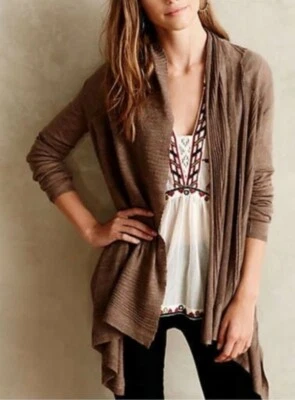 NUEVO Suéter Cárdigan Anthropologie Far Channels MOTH Lino Lana M Foto 1 de 4